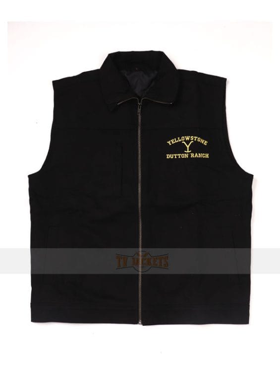 Yellowstone Kevin Costner Black Vest