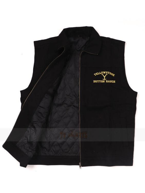 Yellowstone Kevin Costner Black Vest