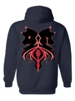 Aphmau Aaron Lycan Navy Blue Hoodie