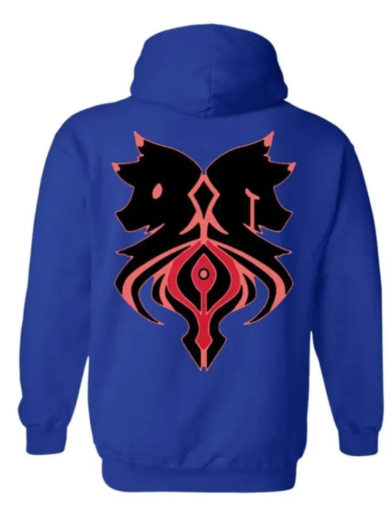 Aphmau Aaron Lycan Royal Blue Hoodie