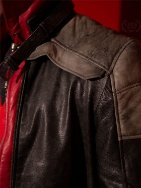 Batman Real Leather Red Hood Jacket