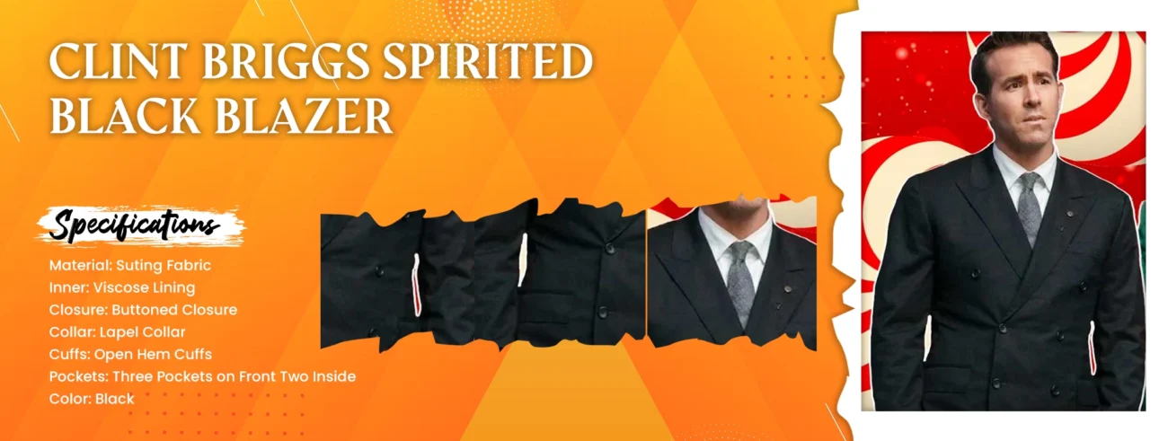 Clint Briggs Spirited Black Blazer