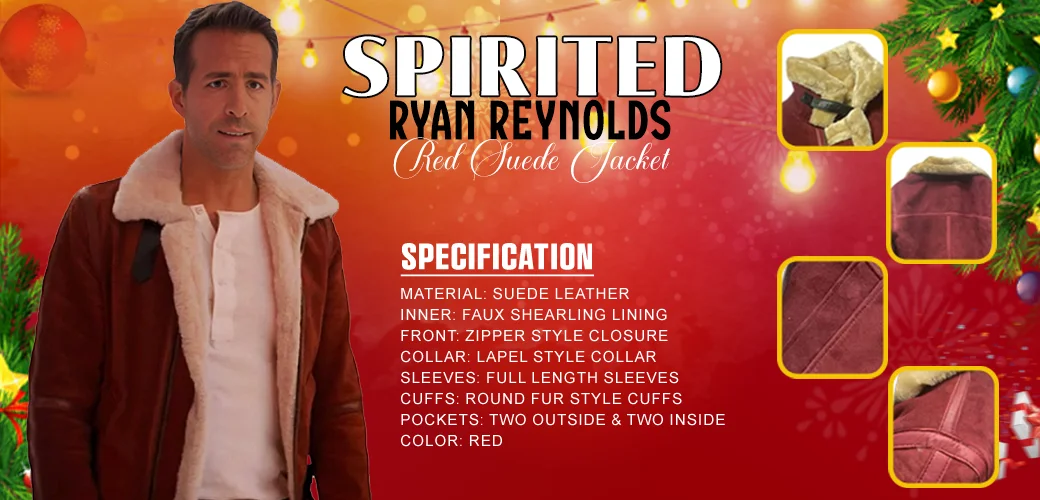 Clint Briggs Spirited Ryan Reynolds Jacket - Product Specifications Image