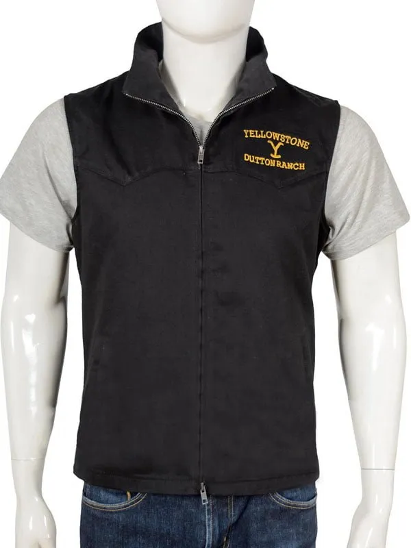 Yellowstone John Dutton Black Vest