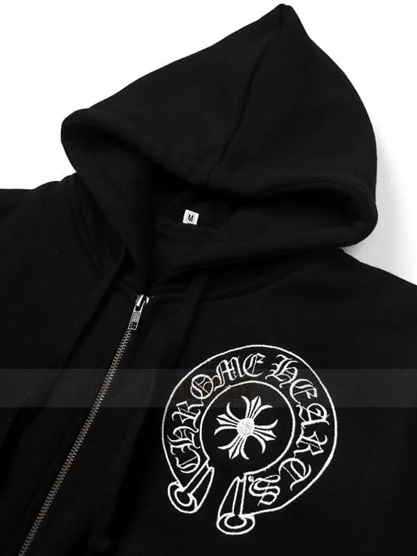 Pullover Black and white outfits Chrome Hearts Hoodie