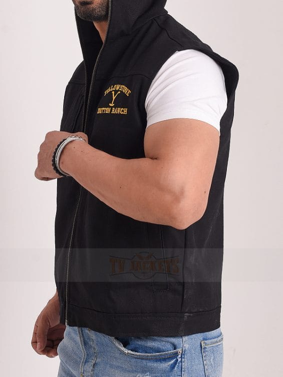 Yellowstone Kevin Costner Black Vest
