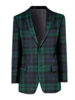 Present Spirited 2022 Will Ferrell Green Plaid Coat