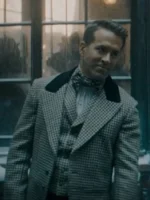 Spirited 2022 Ryan Reynolds Check Plaid Coat