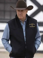 Kevin Costner Yellowstone Black Vest