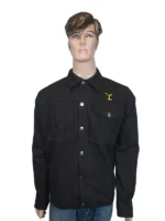 Cole Hauser Jacket showcasing a minimalist urban aesthetic and a high-quality onyx textile with durable reinforced stitching.