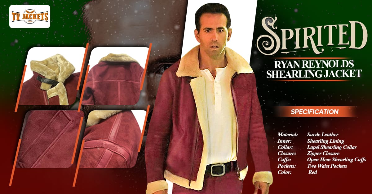 Spirited 2022 Ryan Reynolds Jacket 