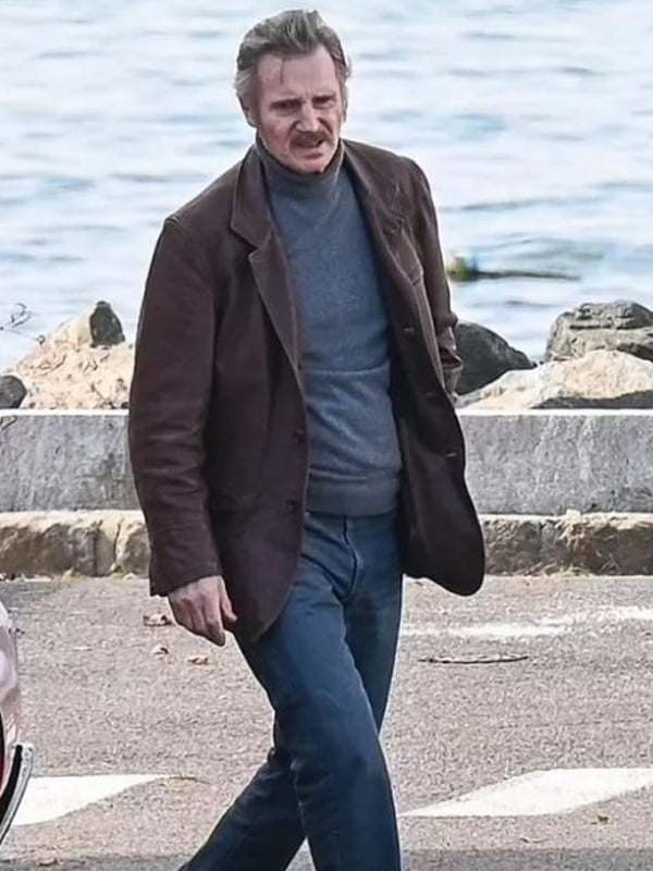 Thug Liam Neeson Leather Jacket