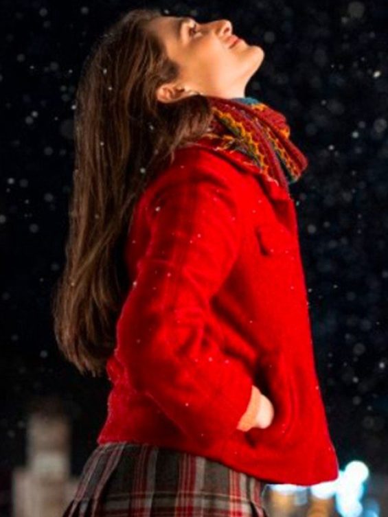 Pilar Fogliati I Hate Christmas 2022 Red Jacket