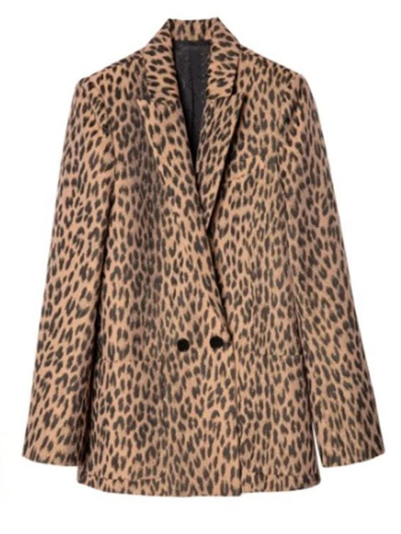 Reasonable Doubt 2022 Shanelle Tucker Leopard Print Blazer