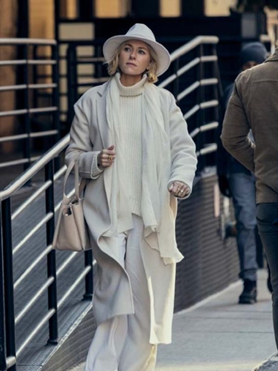 The Watcher Nora Brannock White Trench Coat