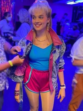 Angela Stranger Things Denim Jacket
