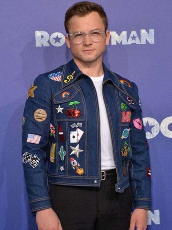 Rocketman Taron Egerton Denim Jacket