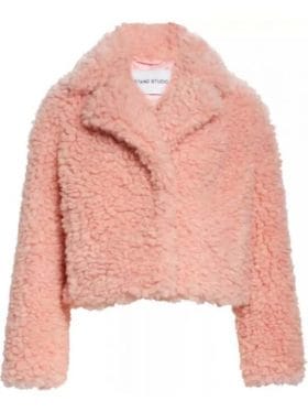 Wednesday 2022 Emma Myers Pink Jacket