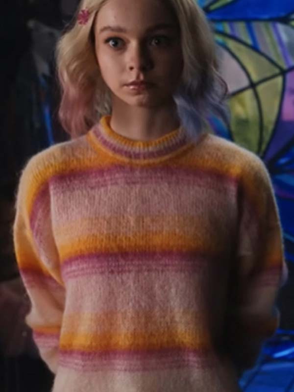 Wednesday Enid Sinclair Striped Sweater - Emma Myers Sweater