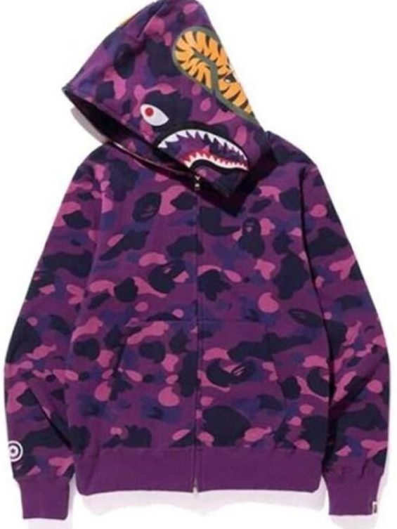 Purple BAPE Hoodie