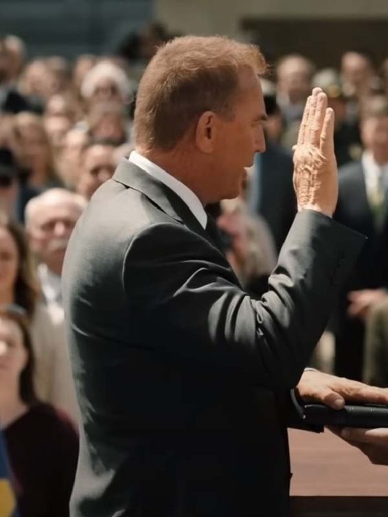 Yellowstone Season 5 Kevin Costner Grey Blazer