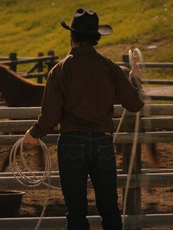 Yellowstone S05 Dutton Ranch Brown Shirt