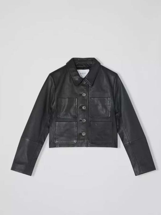 Wednesday Addams Leather Jacket