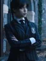 Addams Wednesday Jenna Ortega Uniform Blazer