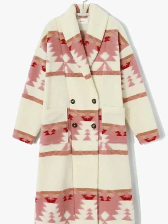 Beth Dutton Pink Coat