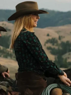 Yellowstone S05 Beth Dutton Printed Shirt