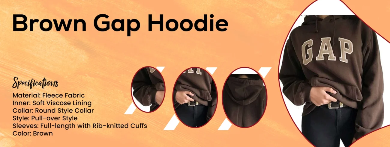 Brown Gap Hoodie