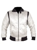 Drive Scorpion Ryan Gosling White Satin Jacket
