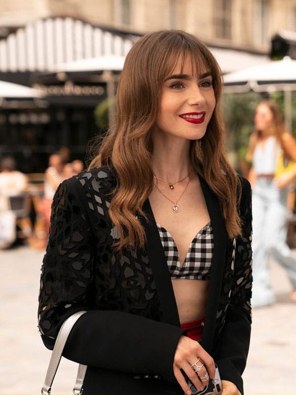 Emily in Paris S03 Emily Cooper Black Blazer