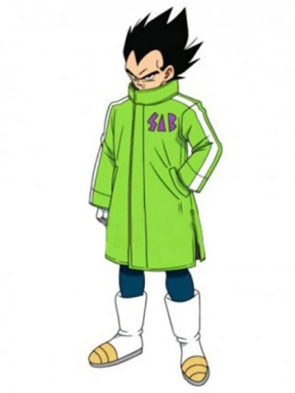Goku Sab Broly Vegeta Jacket Green Goku Sab Broly Vegeta Green Jacket