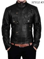 Guardians Star Peter Quill Black Leather Jacket