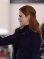 Hotel for the Holidays 2022 Madelaine Petsch Coat