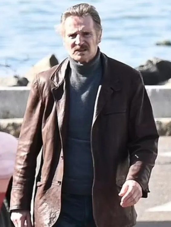 Thug Liam Neeson Leather Jacket