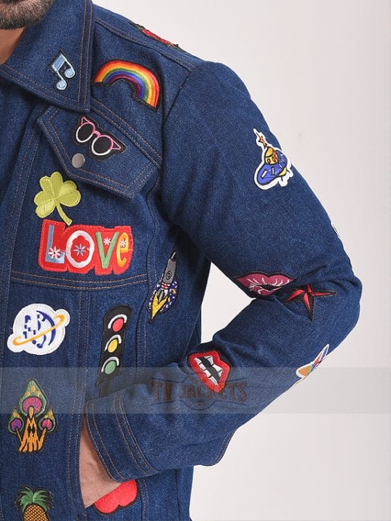 Rocketman Taron Egerton Denim Jacket