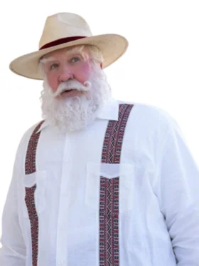 The Santa Clauses Tim Allen White Shirt classic holiday outfit