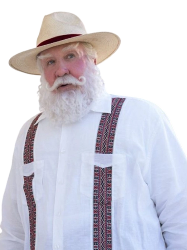 The Santa Clauses Tim Allen White Shirt classic holiday outfit The Santa Clauses Tim Allen White Shirt classic holiday outfit