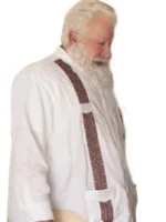 Tim Allen white embroidered shirt from The Santa Clauses