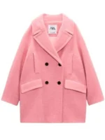 Wednesday Enid Sinclair Pink Coat