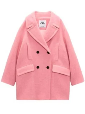 Wednesday Enid Sinclair Pink Coat