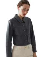 Wednesday Addams Leather Jacket