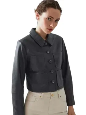 Wednesday Addams Leather Jacket