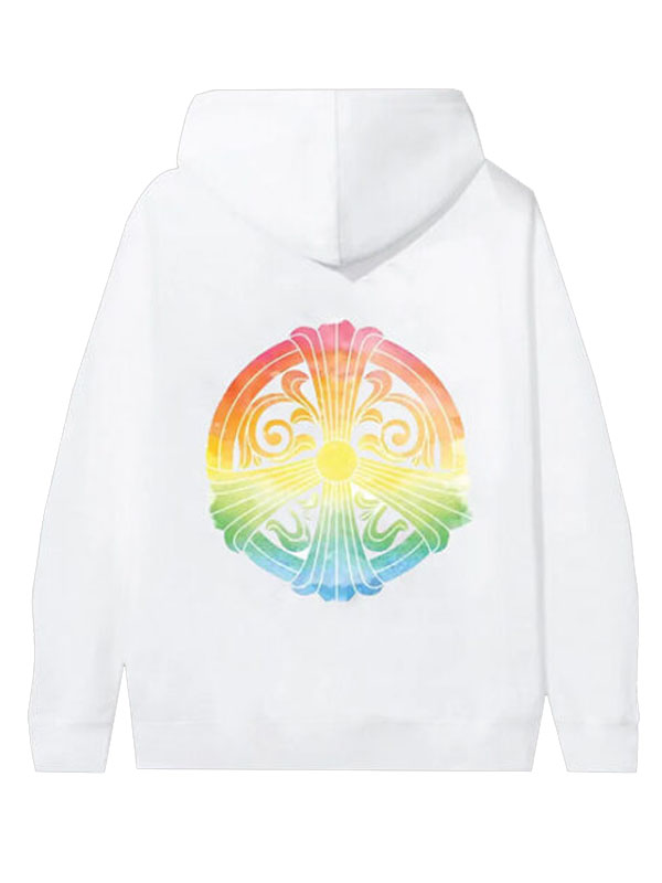 Chrome Hearts Peace N Love White Hoodie