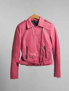 Barbie Doll Pink Leather Jacket