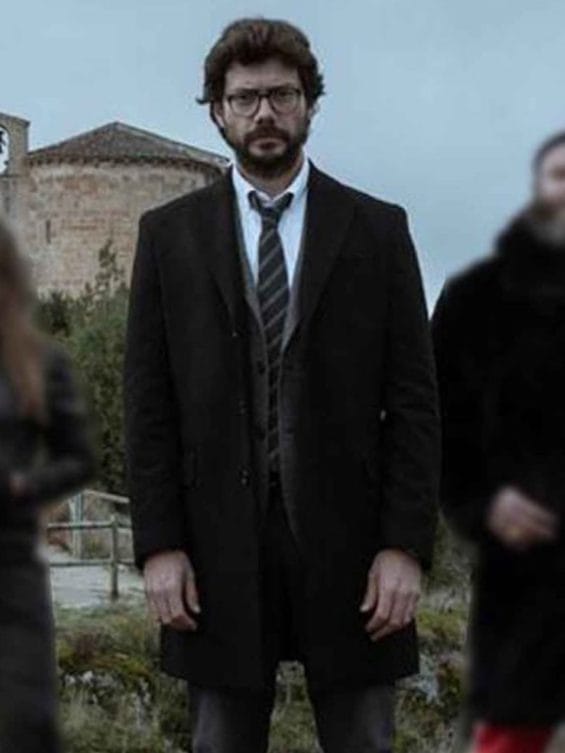 Money Heist El Profesor Mid Length Coat