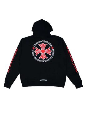 Chrome Hearts Made In Hollywood Plus Cross Black Hoodie