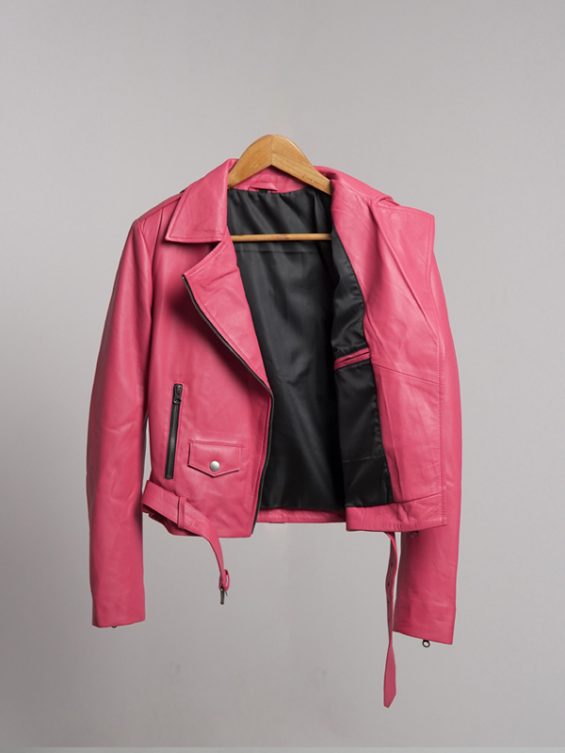 Barbie Doll Pink Leather Jacket